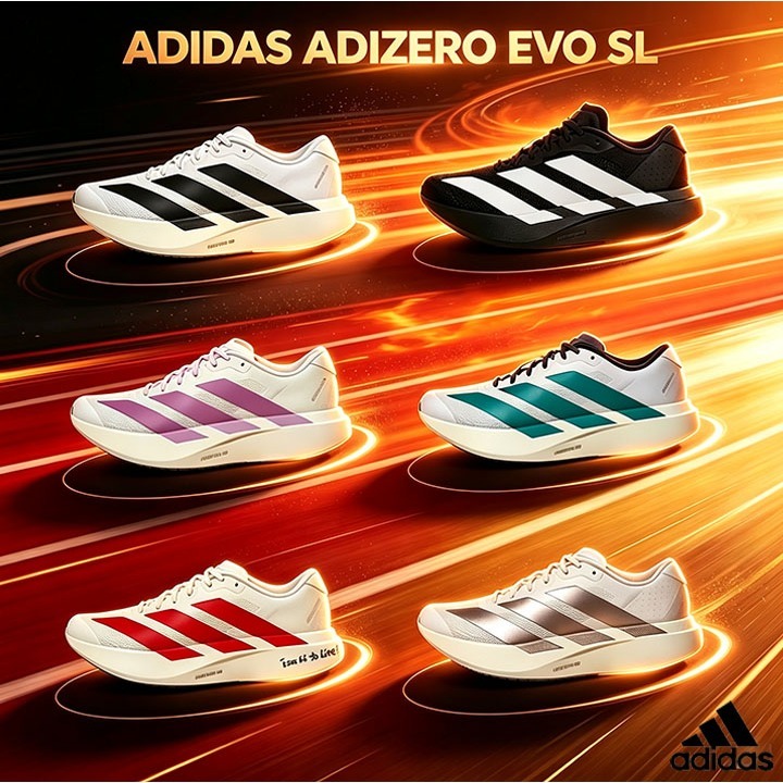 ของแท้ 100% adidas Adizero Evo SL รองเท้าวิ่ง M/W รองเท้า