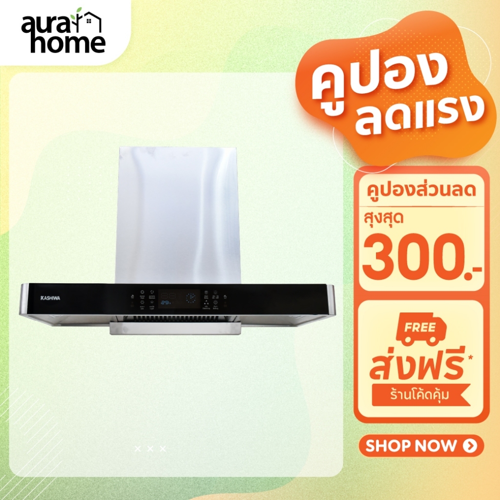 KASHIWA เครื่องดูดควันขนาดใหญ่ รุ่น PSD-209D เครื่องใช้ในบ้าน ปล่องดูดควัน กำลังไฟ 249 วัตต์