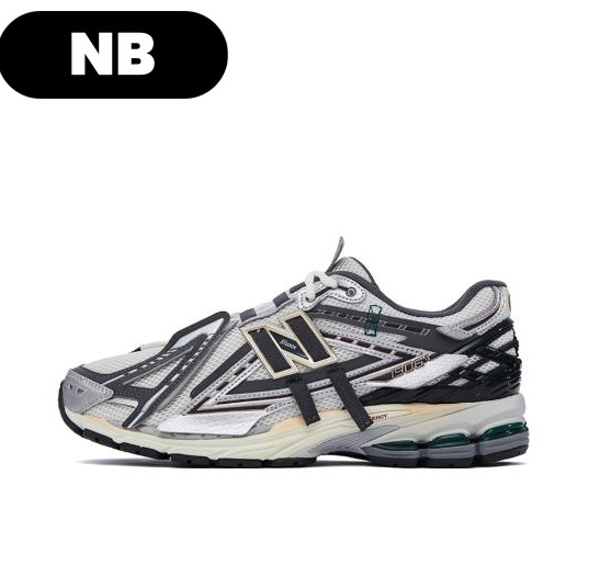 New Balance 1906 Unisex style Gray-silver 100% แท้จริง