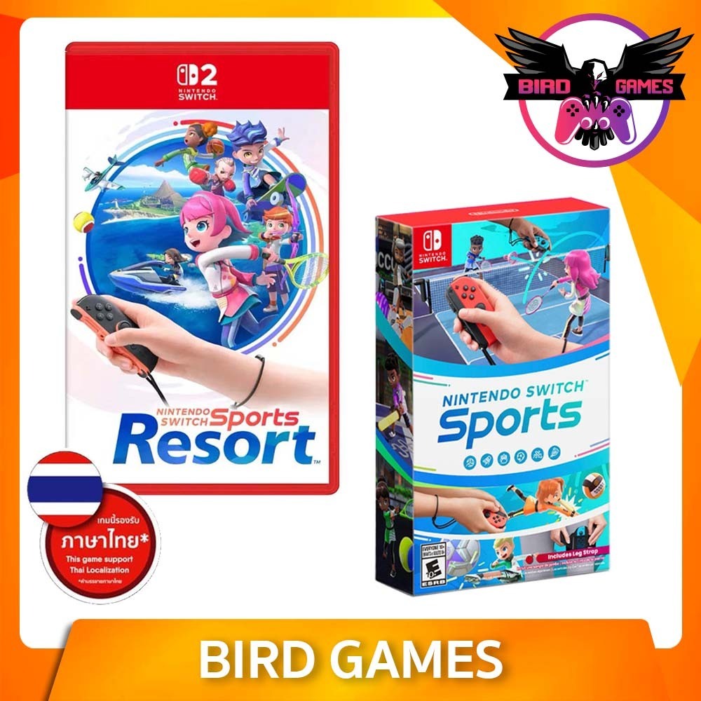 Nintendo Switch Sports Nintendo Switch 1-2 Game แผ่นแท้มือ1!!!!! (Nintendo Switch Sports Resort Swit