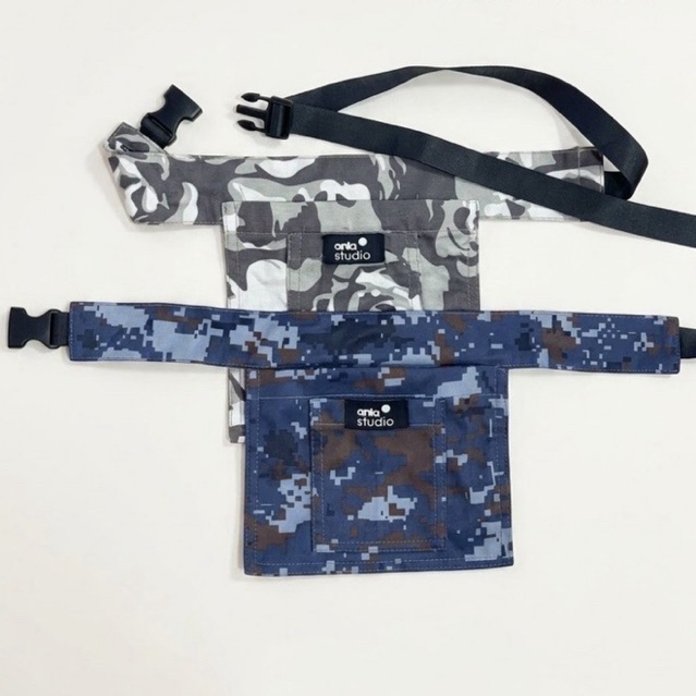 **ของแถมงดสั่งซื้อ** - CAMO WAIST BAG กระเป๋าคาดเอว ลายทหาร มีให้เลือก 2 แบบ