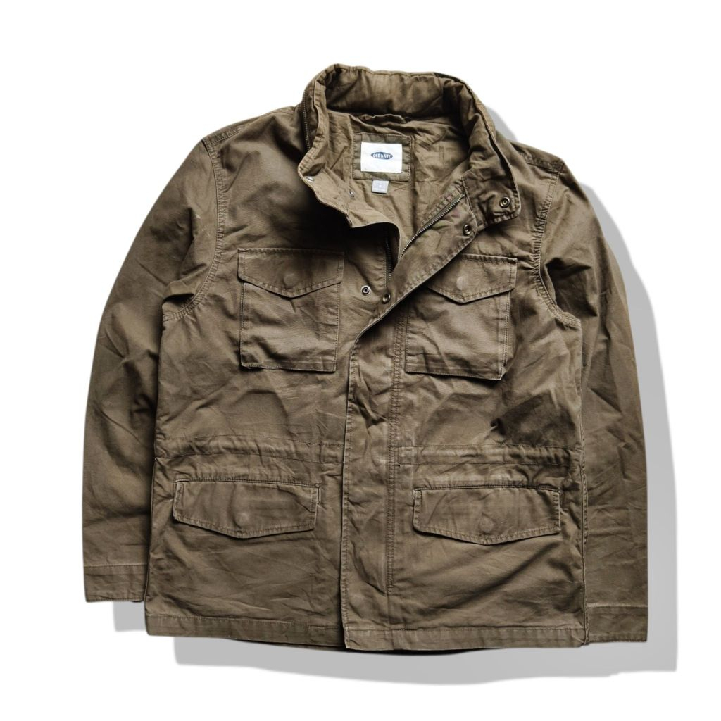 Old Navy M-65 Military Field Hooded Jacket(L) มือสอง รอบอก 47”
