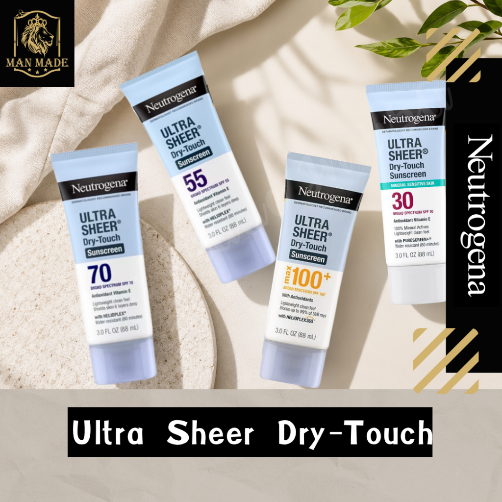 Neutrogena Ultra Sheer Dry-Touch Sunscreen SPF 55/70/100 กันแดด Neutrogena เนื้อแห้งไว ไม่เหนียวเหนอ