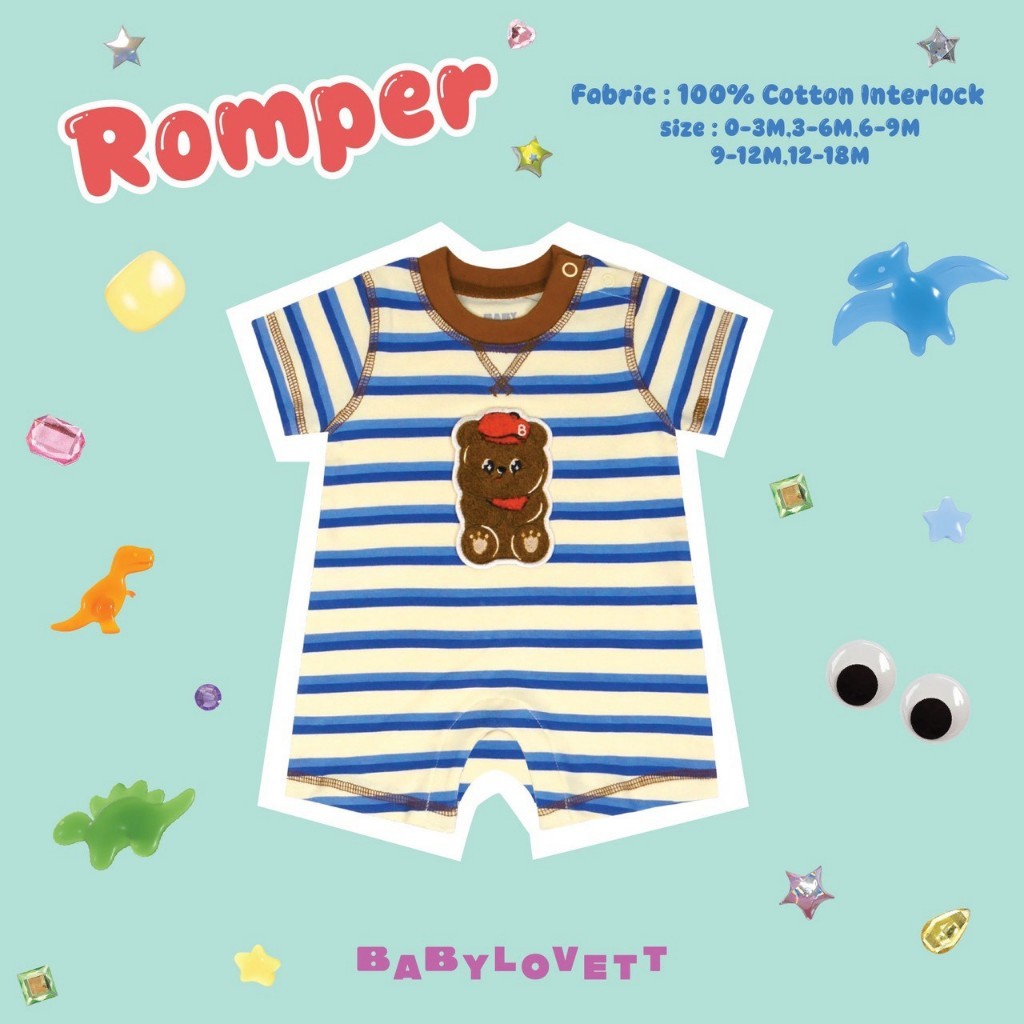 [Babylovett] 17 Gummy Baby - Romper