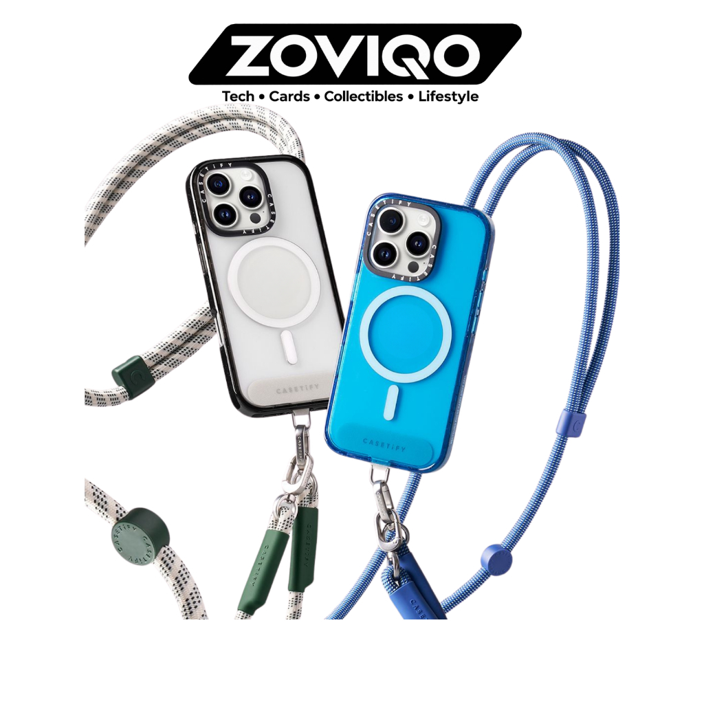 CASETiFY Rope Cross-body Strap | สายคล้องโทรศัพท์แบบสะพาย พร้อม Strap Card | ของแท้