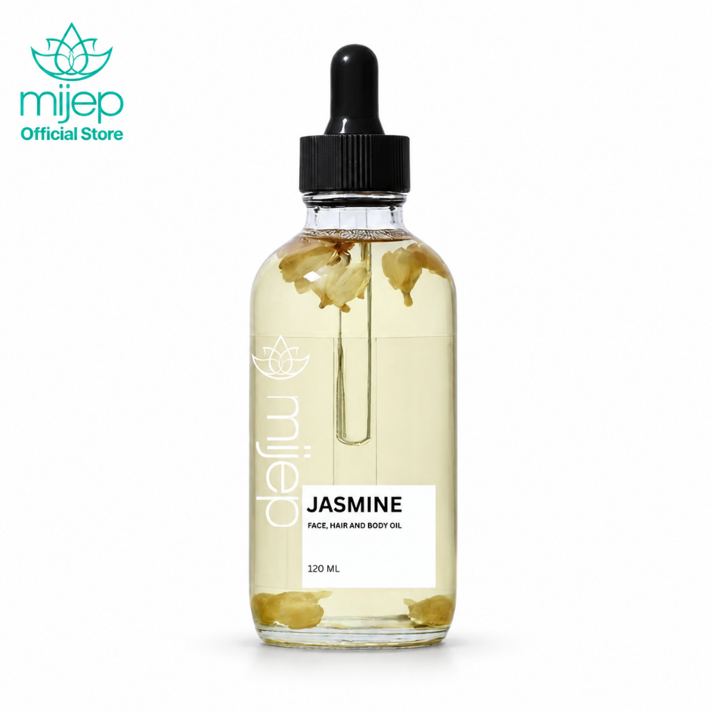 Natural Jasmine Oil - Multi Use Oil for Face, Body, Hair & Massage.,aromatica body oil , body oil ตั