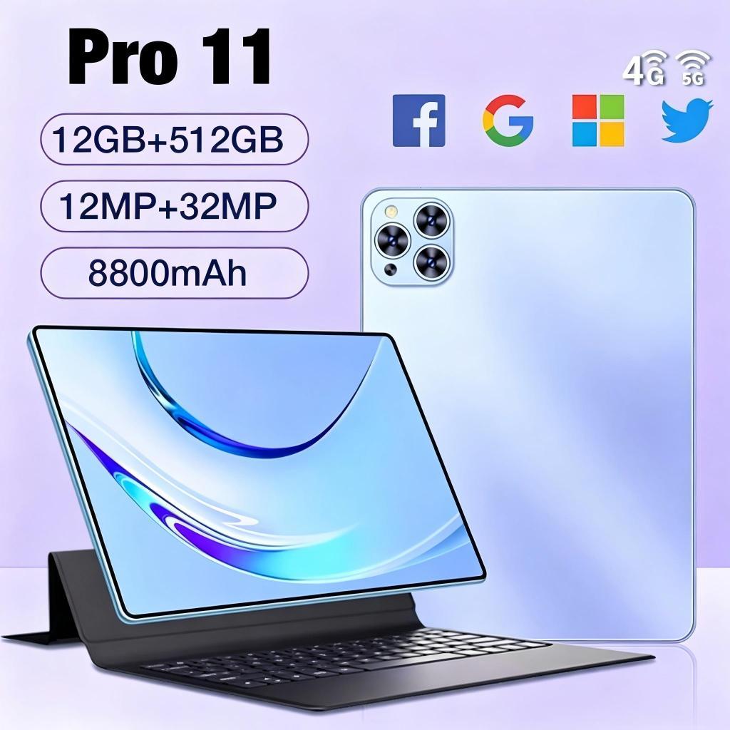 Sumsang Pro11 Pad Android 12 HD 5G 11.6inch 16GB+512GB Dual sim/Wifi Learnung Mobile Tablet PC COD