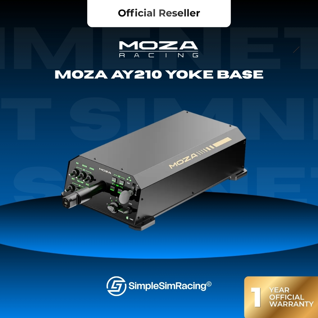 พร้อมส่ง Moza AY210 Force Feedback YOKE For Flight Sim (ประกันศูนย์ไทย 1 ปี)