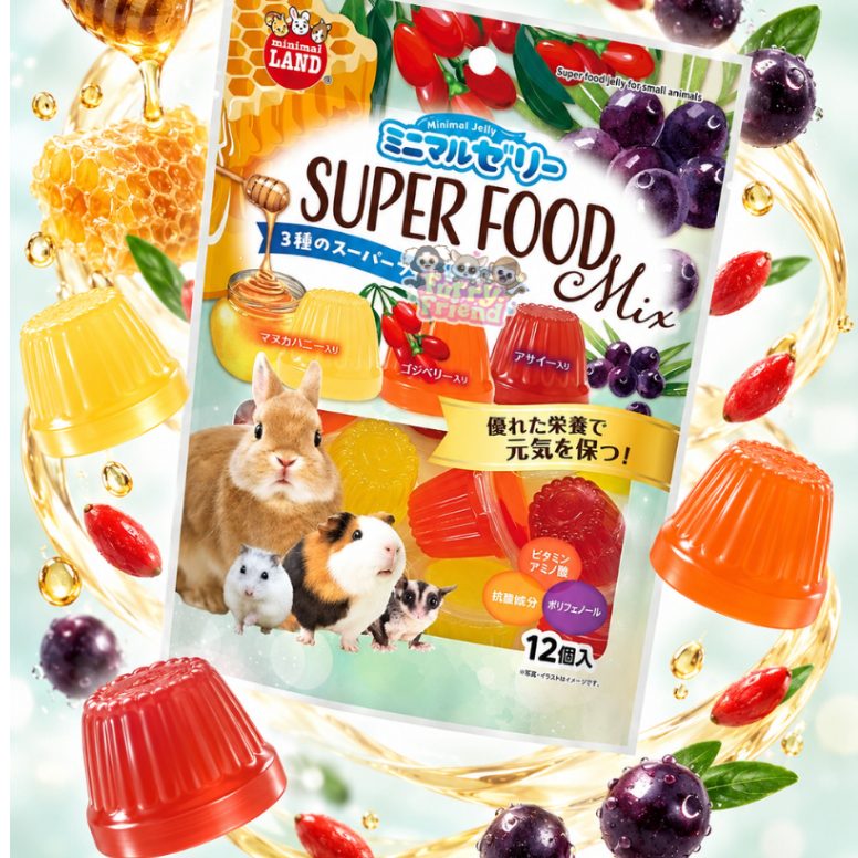 Marukan เยลลี่ Super Food Mix สำหรับบุชเบบี้ ชูการ์ไกรเดอร์