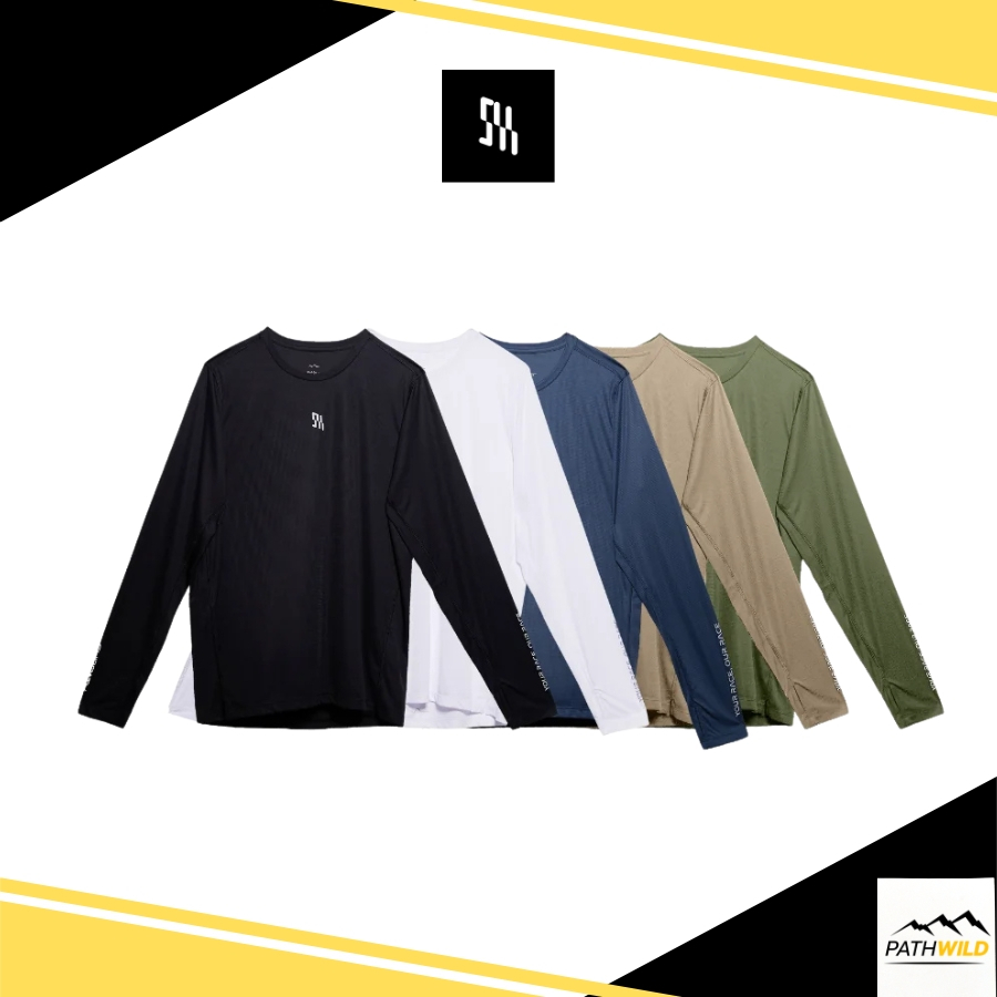 SHRPATH LIGHT RUNNING SHIRT LONG SLEEVE เสื้อวิ่งแขนยาว กันแดดดี น้ำหนักเบา ระบายอากาศได้ดี แห้งเร็ว ใส่สบาย UNISEX