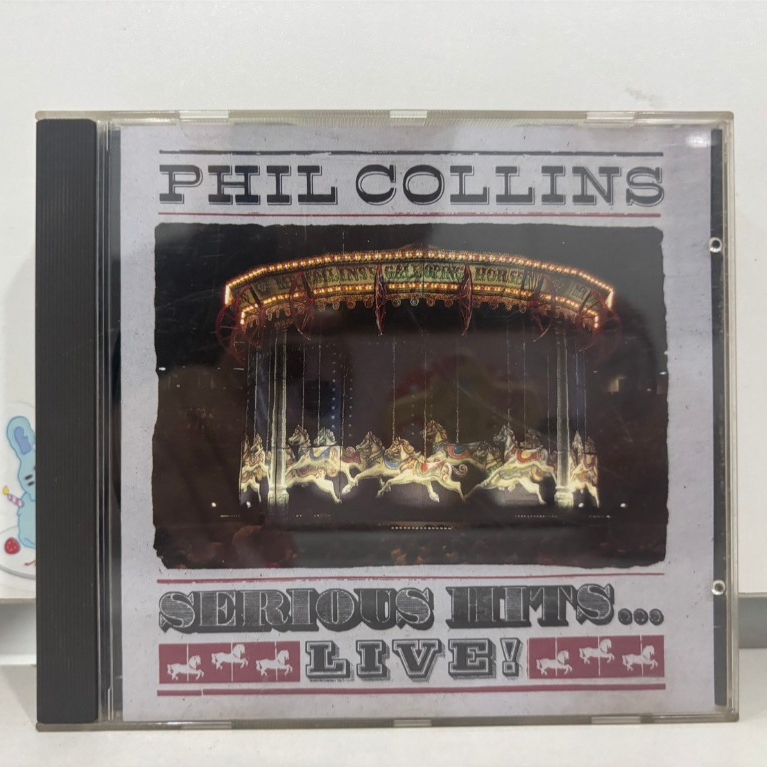 1 CD MUSIC  ซีดีเพลงสากล      PHIL COLLINS SERIOUS HITS. LIVE!  (L4D8)