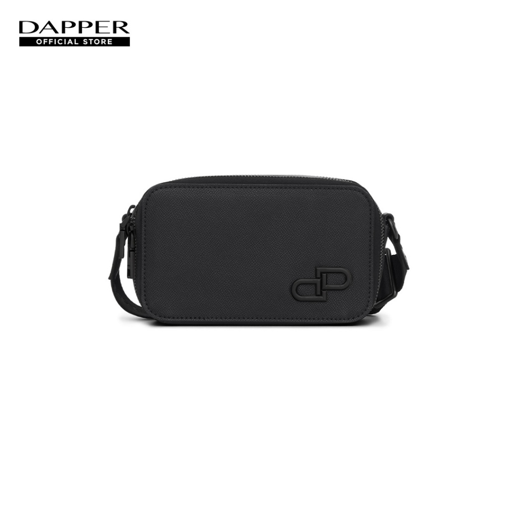 DAPPER กระเป๋าสะพายข้าง DP Iconic Boxy Crossbody Bag สีดำ (BM7/BK/2296SF)