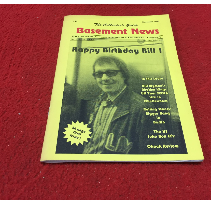 Basement News -  The Rolling Stones (สมุด)  ร้าน PinHaiMusic BK1