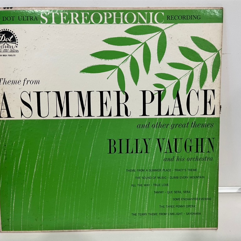 1LP Vinyl Records แผ่นเสียงไวนิล Theme from A SUMMER PLACE and other great themes  (J2B216)