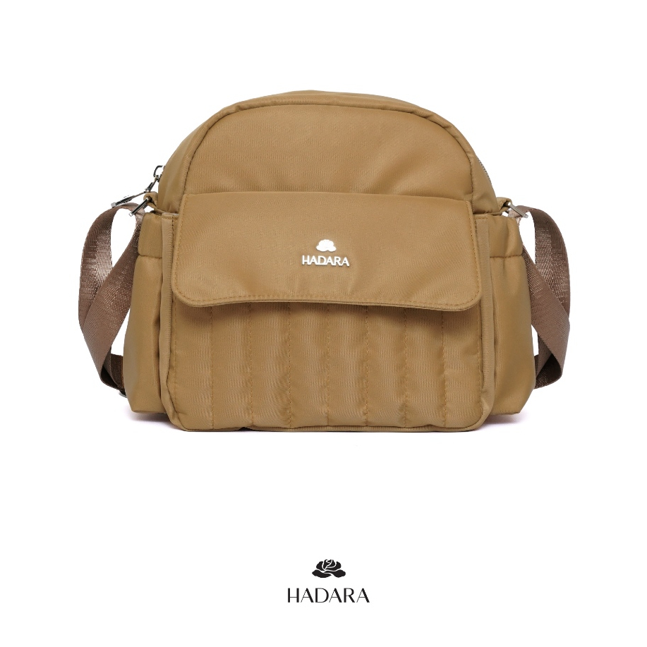 Hadara Moment Series No.55 กระเป๋าสะพายข้าง 19 ช่องจัดเก็บ ผ้า Deluxe Nylon