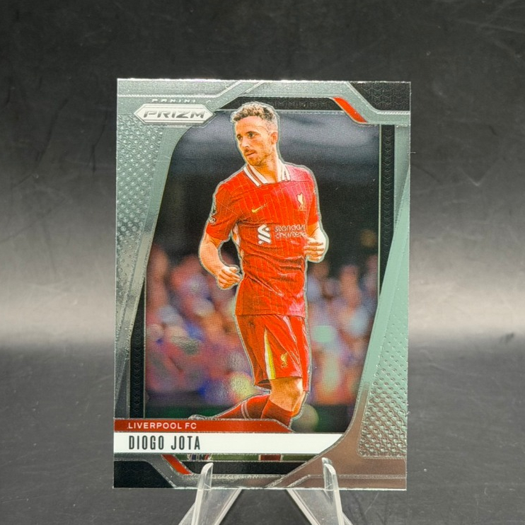 Diogo Jota - 2024-25 Panini Prizm Premier League - #46 Base Silver Prizm - Liverpool FC