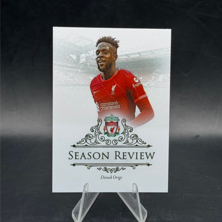 Divock Origi Futera Liverpool Season Review 012/030 Official LFC Limited