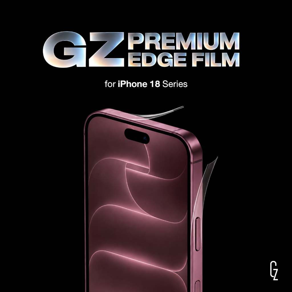ฟิล์มกันรอย ขอบข้าง GZ Premium Edge Film สำหรับ iPhone18 Series