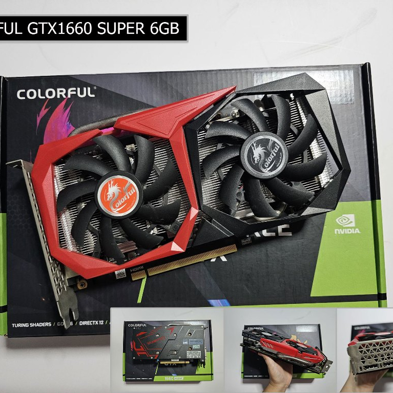 การ์ดจอ (VGA) GTX1660 SUPER 6GB (มือสอง)