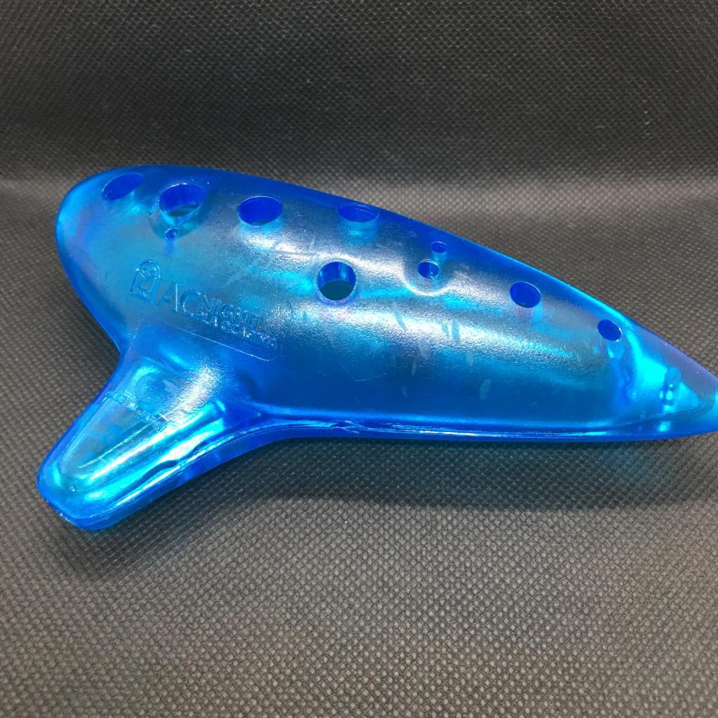 [มือสอง] โอคารินาพลาสติก NIGHT Pla Ocarina คีย์ Alto C (AC) สีฟ้าใส - ลิขสิทธิ์แท้ Made in Japan