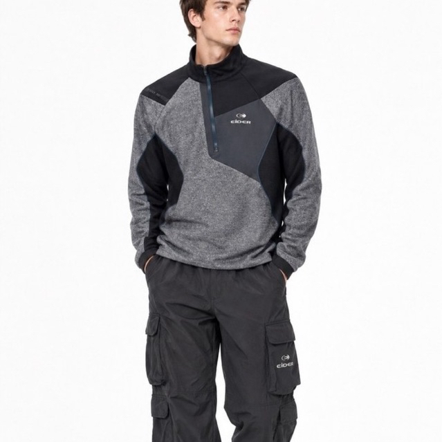 เสื้อแขนยาวซิปครึ่ง Eider แท้ มือสอง