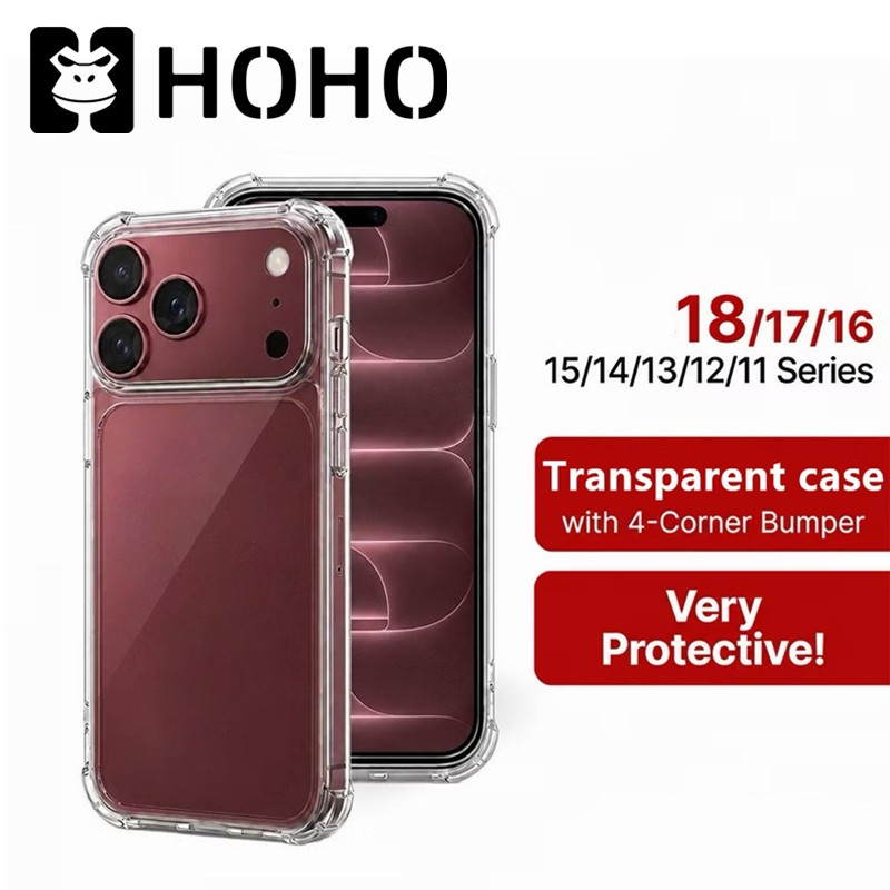 TM เคสใสกันกระแทก เคสใสใช้สำหรับไอโฟน ใช้สำหรับ iPhone 18 11 12 13 14 15 16 e 17 18 Pro Max Air mini 15 16 Plus TPU Case