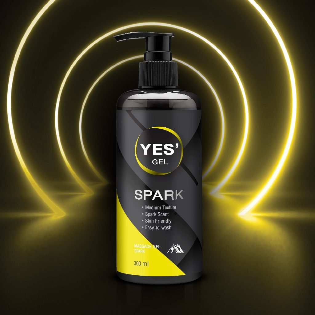 (ส่งด่วน) YES' Spark Gel เจลหล่อลื่น Water-based สูตรแห้งช้า กลิ่น Spark Scent ปริมาณ 300ml