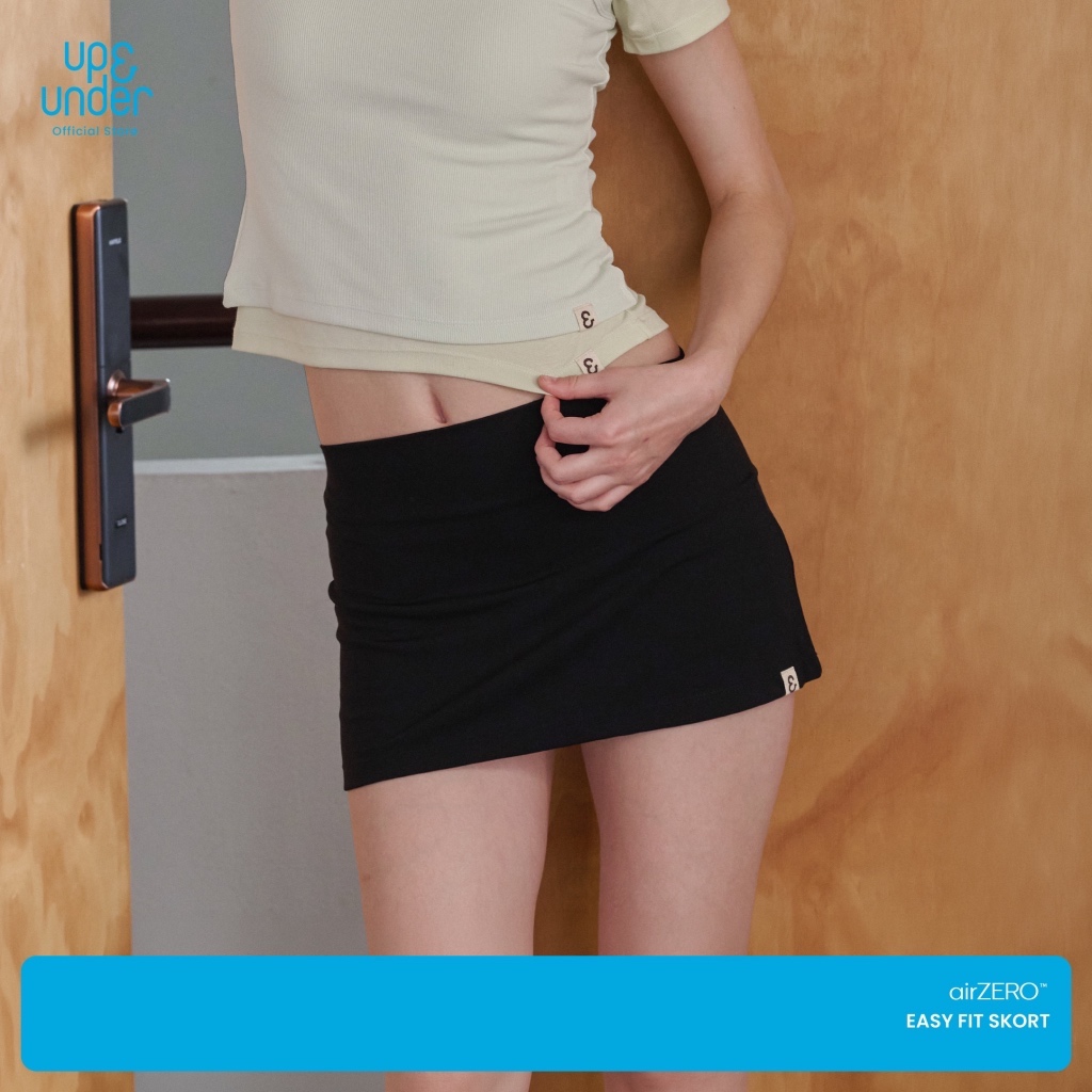UP&UNDER: airZERO Easy Fit Skort กระโปรงกางเกงเอวสูง ทรงพอดีตัว ผ้านุ่มใส่สบาย