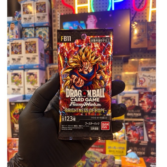 รับประกัน[สินค้าแท้/ส่งด่วน]แบบซองใหม่Dragonball Card Game Fusion World FB01-FB11[Ver Jp]สินค้าแท้100% ส่งจากไทย