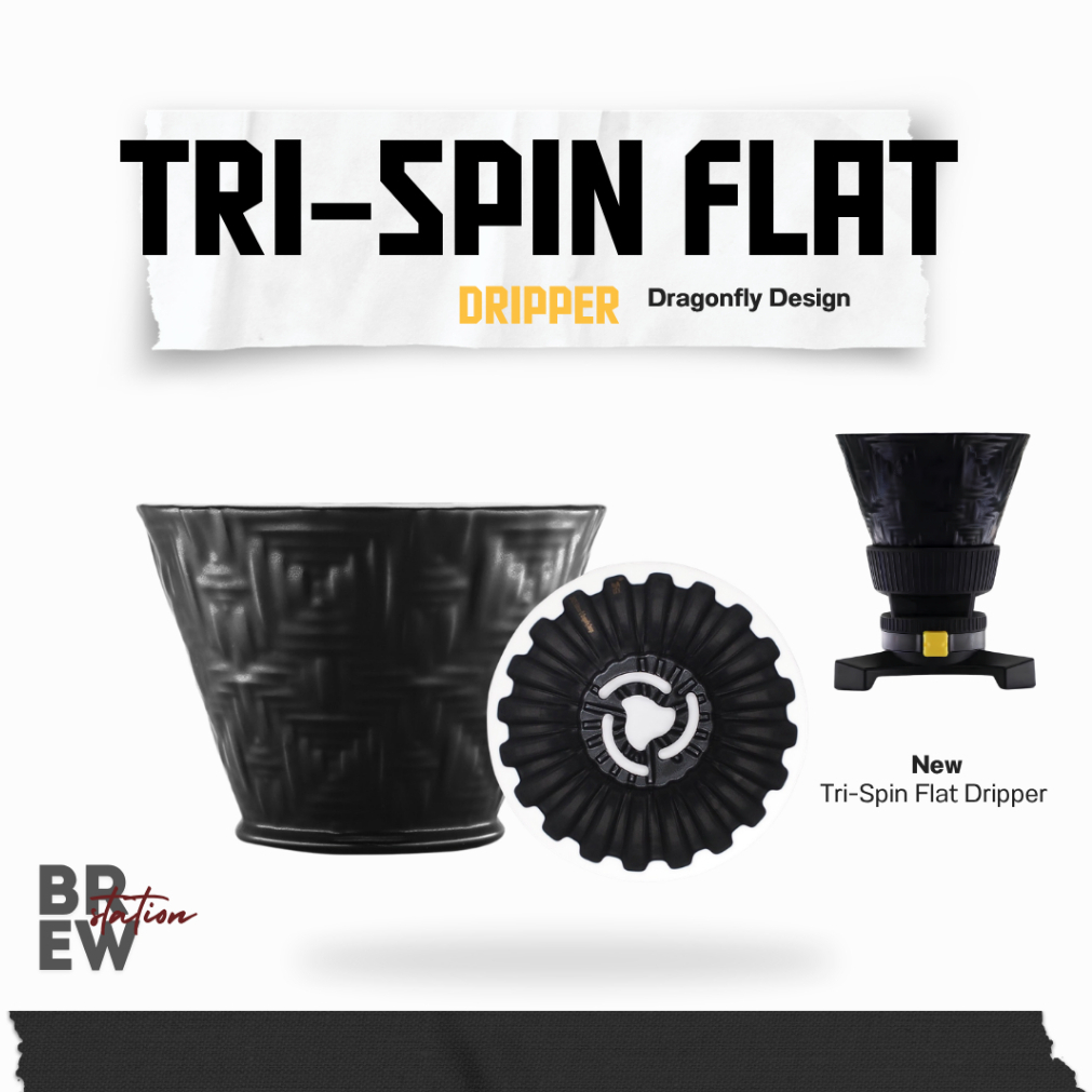 "รุ่นใหม่+พร้อมส่ง" ดริปเปอร์ Tri-Spin Transit Dripper พร้อม Flat Dirpper transit Base