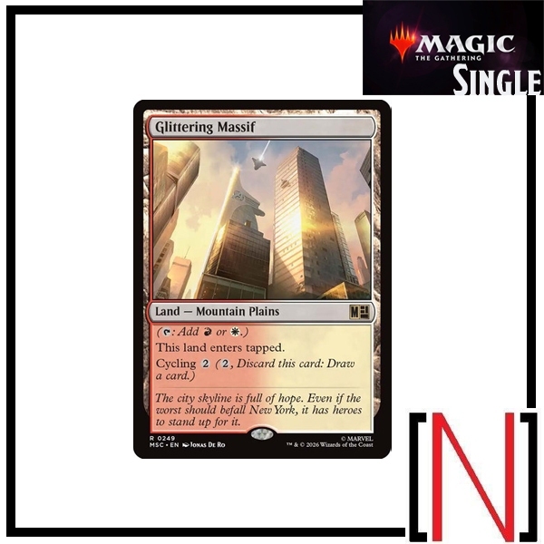 [MTG][Single][MSC] Glittering Massif ระดับ Rare [ภาษาอังกฤษ]