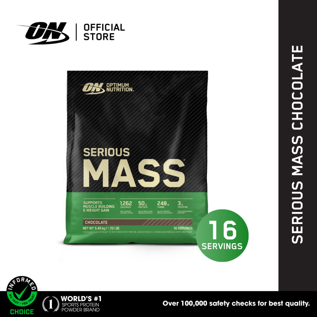 Optimum Nutrition Serious Mass Protein 12 Lbs