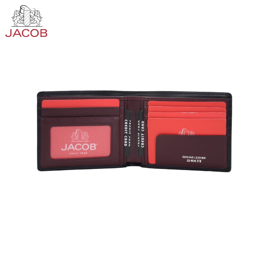 JACOB محفظة رجالية بجيب صور وبطاقات كثيرة 21404NW — صورة 6