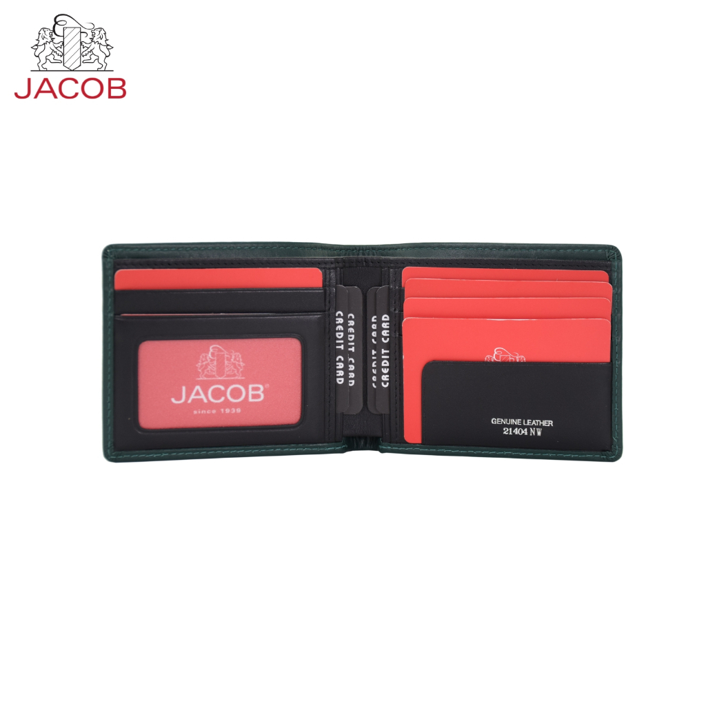JACOB محفظة رجالية بجيب صور وبطاقات كثيرة 21404NW — صورة 4