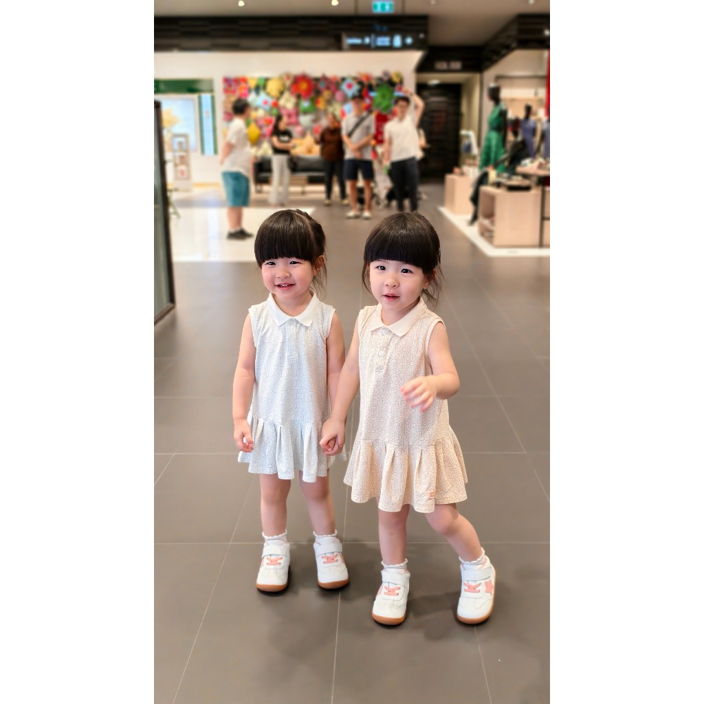 Littlebluelamb حذاء رياضي برقبة للأطفال (0-3 سنوات) — أبيض — صورة 2