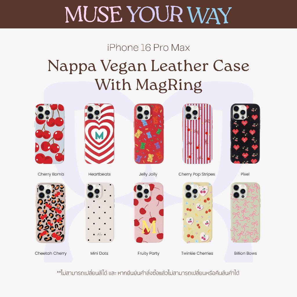(16 Pro Max) - MUSE Your Way Nappa With MagRing Phone Case