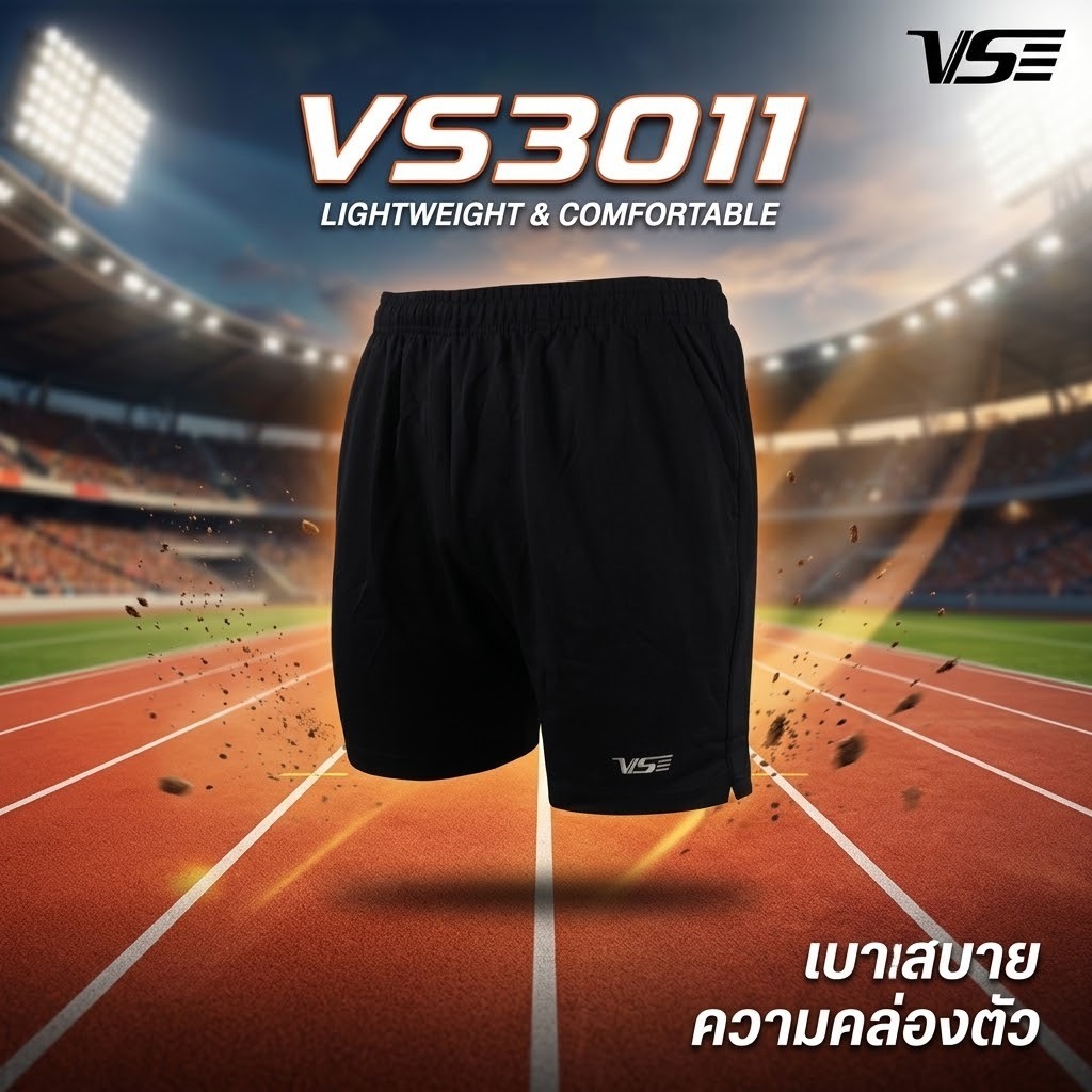 Venson بنطال رياضي VS3011A — أسود — صورة 4