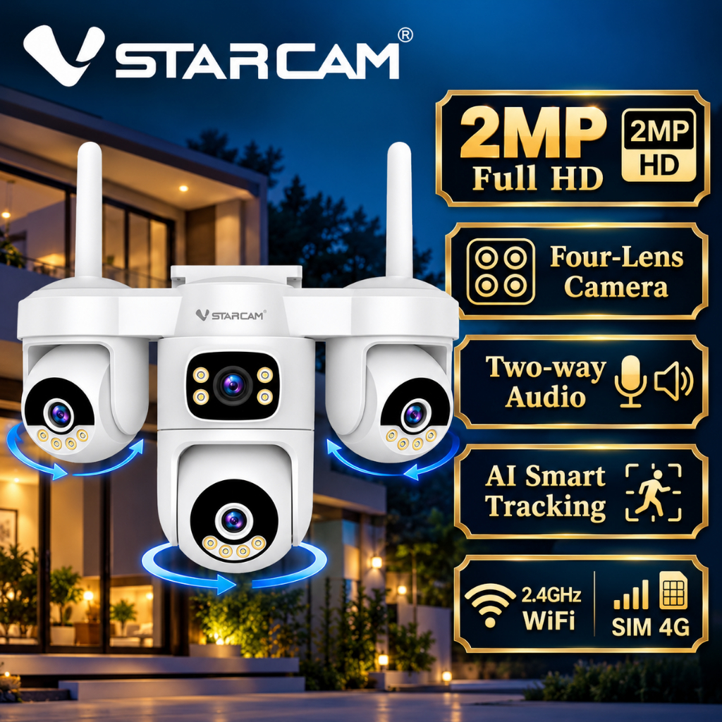 VSTARCAM CS623FR CG623FR AOV WIFI SIM 4G camera 1080P X4 4G iP Camera กล้องวงจรปิดไร้สาย