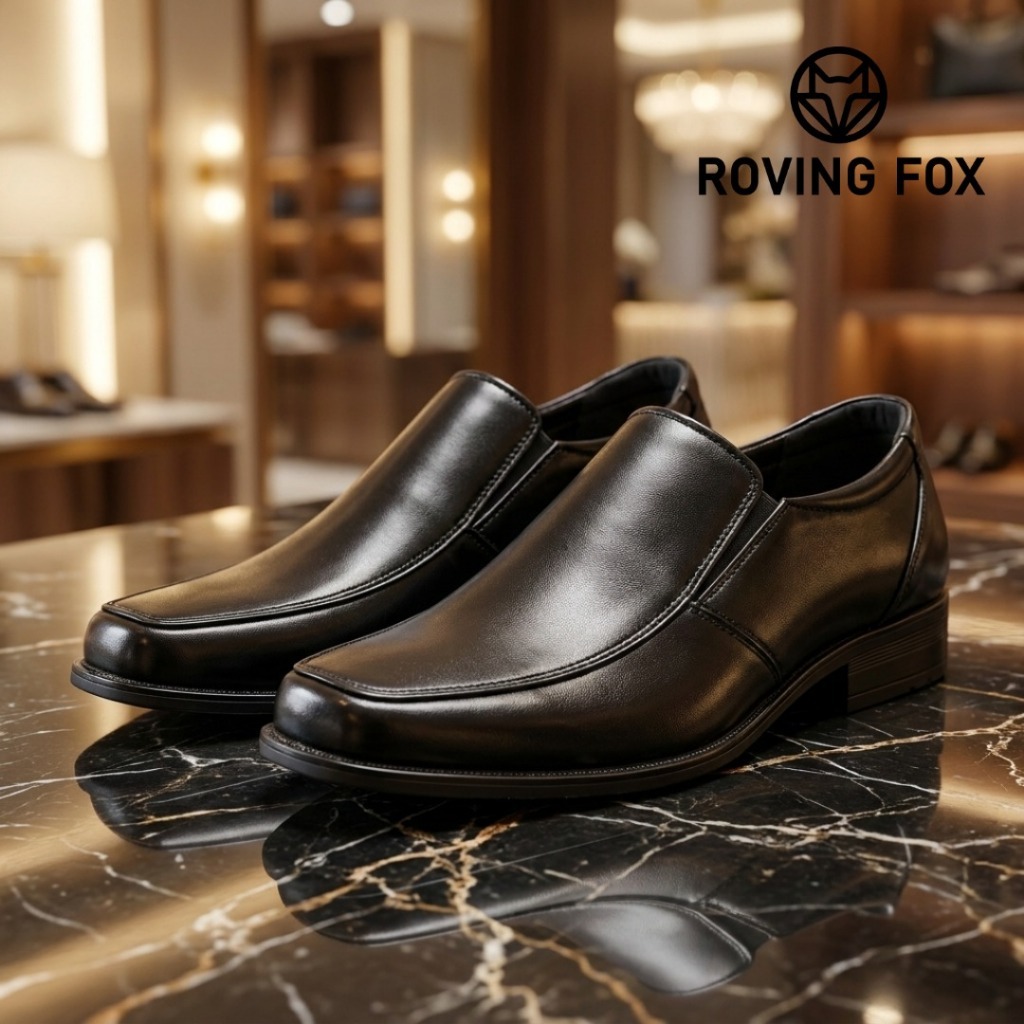 Roving Fox حذاء رجالي جلد سليب أون — صورة 3