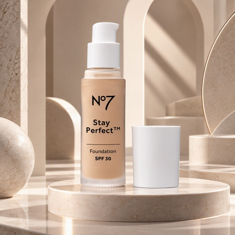No7 كريم أساس Stay Perfect ‏SPF30 — عاجي دافئ 30 مل — صورة 3