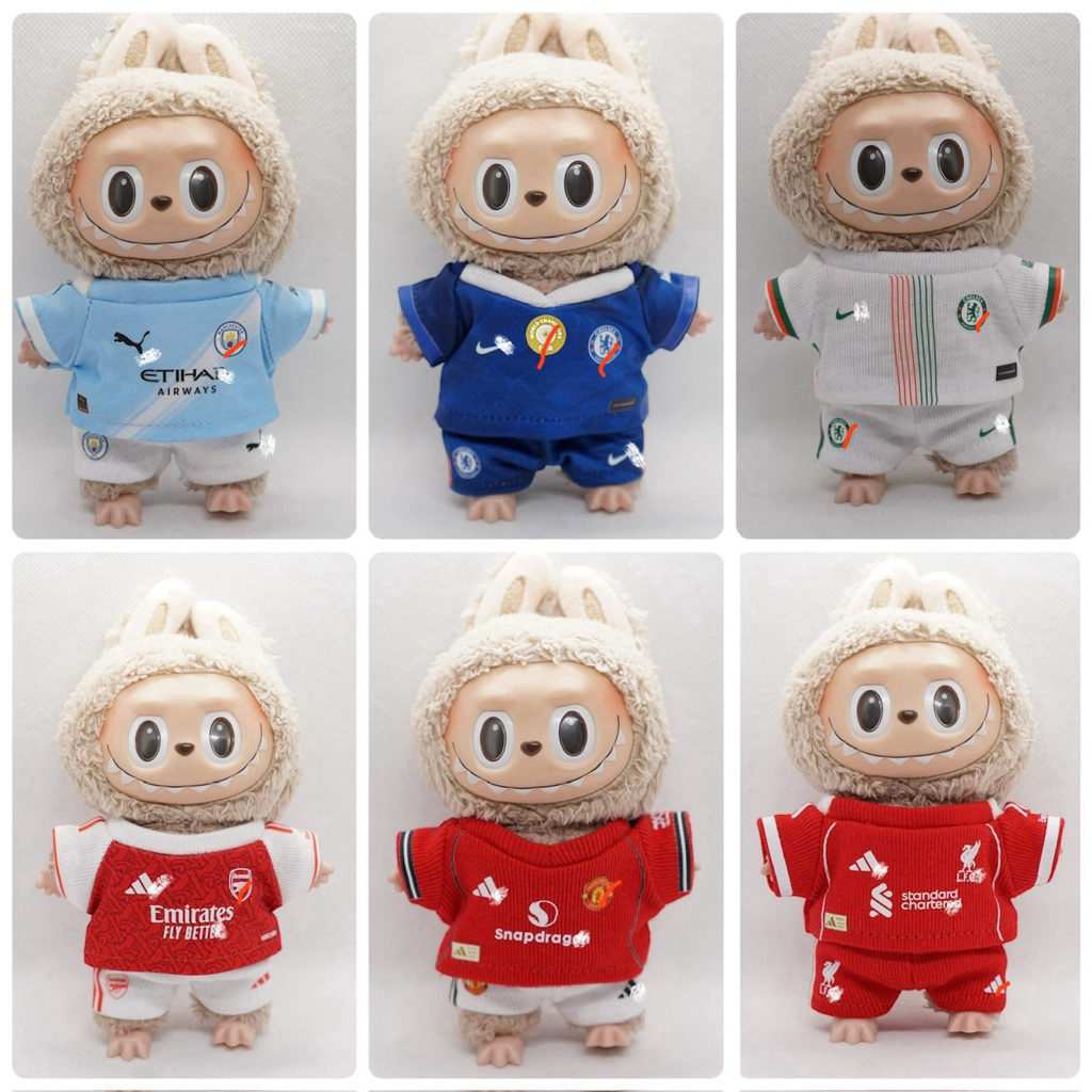ชุดบอลลาบูบู้ 2025/2026 ชุดลาบูบู้ ชุดLabubu V1 V2 V3 ใส่ชื่อใส่เบอร์ได้