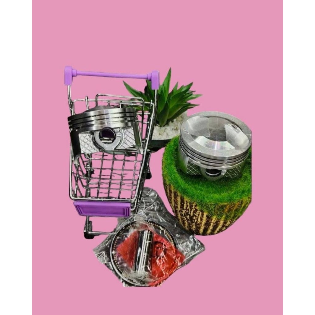 ลูกสูบแต่ง เวฟ125 หัวนูนสลัก13 มีขนาด54-66