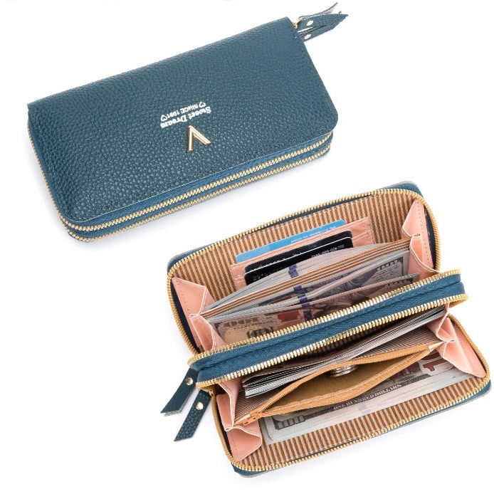 กระเป๋าสตางค์ใบยา 2 ซิป จุเงินได้เยอะมาก ( มี3รุ่นค่ะ)(GC-001)(GC-035)(GC-051)