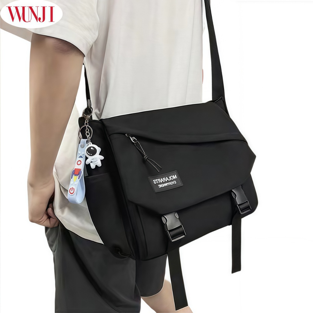 TWKOกระเป๋าสะพายข้างผ้าไนลอนแฟชั่น-กระเป๋าสะพายไหล่ความจุขนาดใหญ่สําหรับเดินป่าและการเดินทาง