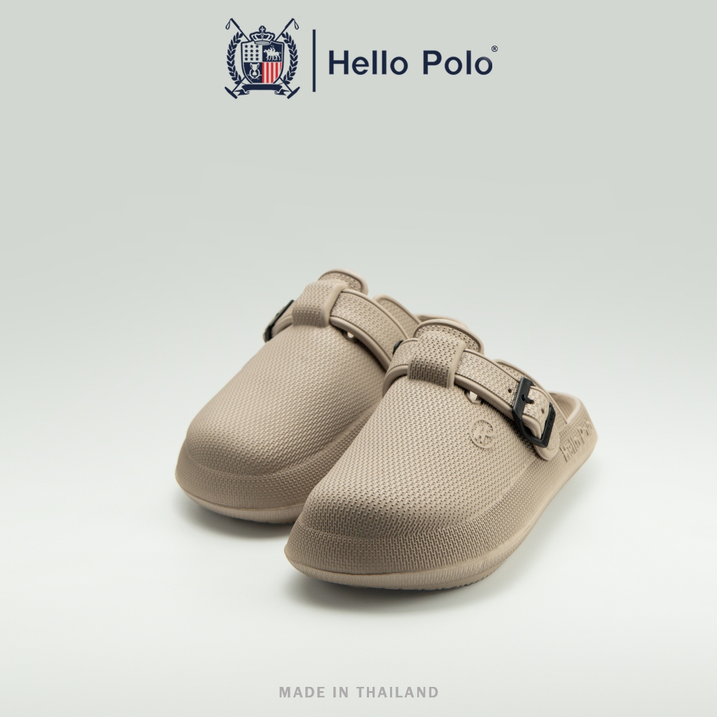 Hello Poloรองเท้าแฟชั่นลําลอง   รองเท้าแตะลําลอง UNISEX  พื้นหนาสลิปเปอร์นุ่มๆ สไตล์ทันสมัย เพิ่มความสูง กันลื่น HP8047
