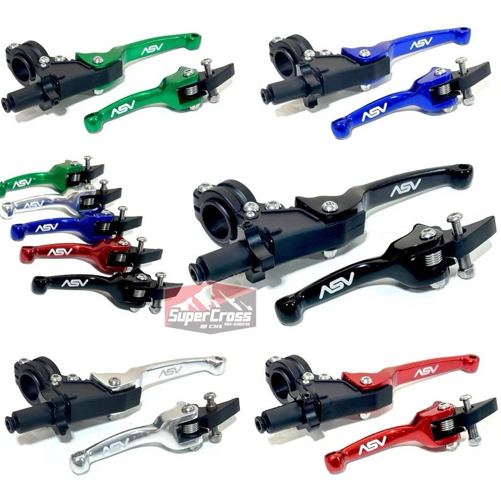 มือเบรคมือครัช ASV ใส่ได้หลายรุ่น CRF KLX WR DTX / พร้อมส่งในไทย