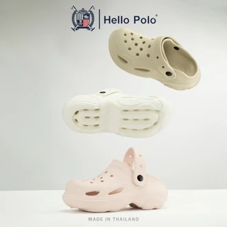 Hello Polo รองเท้าหัวโต รองเท้าแตะลําลอง ดีไซน์เรียบง่าย พื้นหนา พื้นนุ่มมาก กันลื่น แฟชั่น ลายอุ้งเท้าแมวน่ารัก HP8053