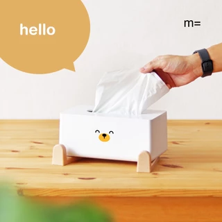 MinimalSculpt 🏠กล่องทิชชู่น่ารัก Bear & Friends รุ่น Soft pack ที่ใส่ทิชชู่ซอฟท์แพค มินิแพค ทิชชู่ป๊อปอัพ ทิชชู่เช็ดหน้า