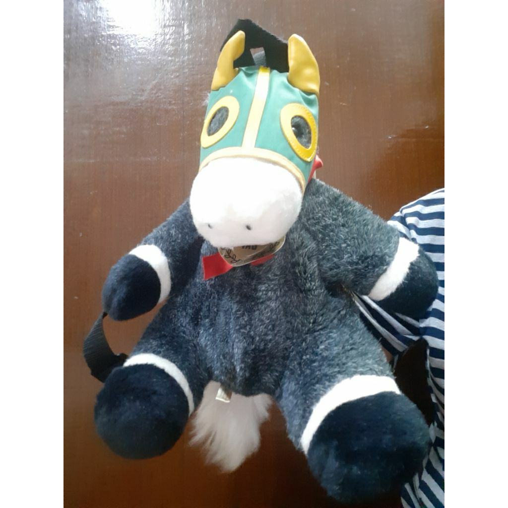 ตุ๊กตากระเป๋าเป้ม้าแข่ง Oguri Cap