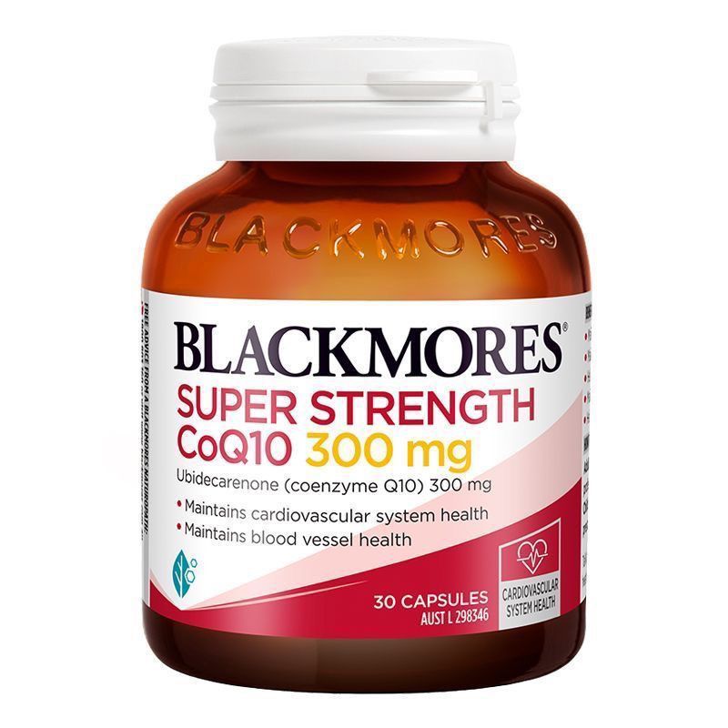 (🔥ของแท้ 100%)Blackmores CoQ10 แบล็คมอร์โคคิวเทน coq10 HeartHealth 300mg EXP:2027